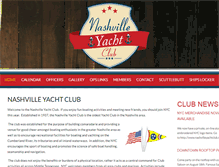 Tablet Screenshot of nashvilleyachtclub.com